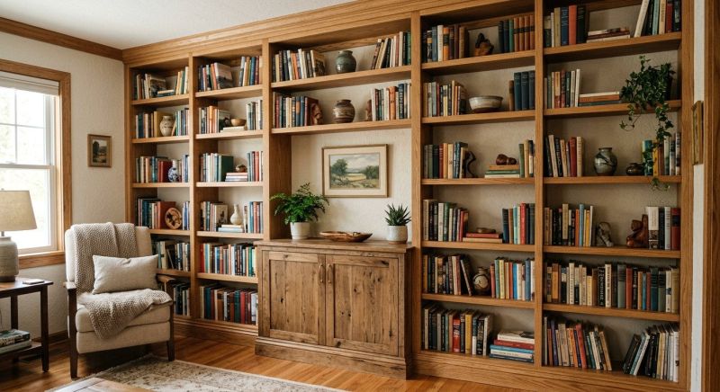 Built In Bookshelves Installation in Alexandria, VA