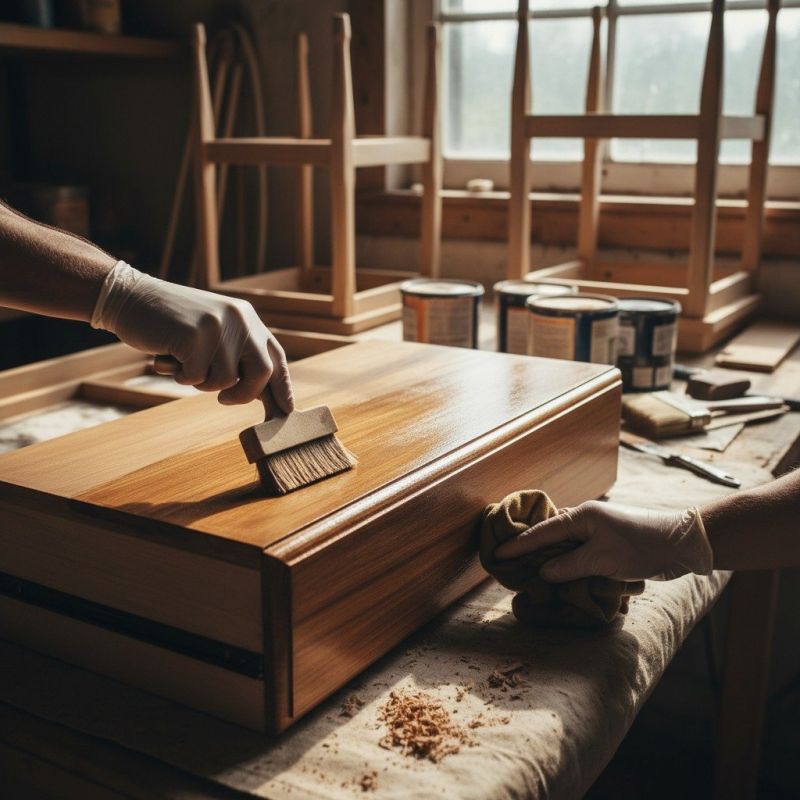 Local Wood Furniture Painting pros at work